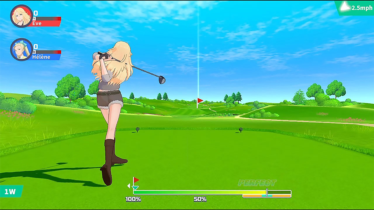 Illustration of BIRDIE WING -Golf Girls' Story-
