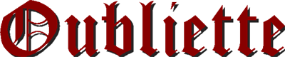 Oubliette - Clear Logo (null) - 686x138