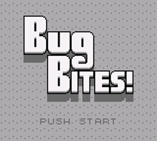 Bug Bites! - Screenshot - Game Title (World) - 160x144