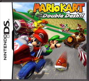 Mario Kart DS Double Dash!! - Box - Front - Reconstructed (World) - 774x708