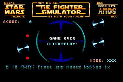 May the 4th Be With Your Amiga: Tie Fighter Simulator - Screenshot - Game Title (null) - 708x472