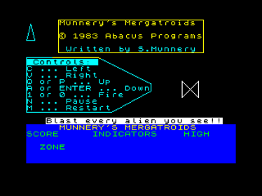 Munnery's Mergatroids - Screenshot - Game Title (null) - 640x480