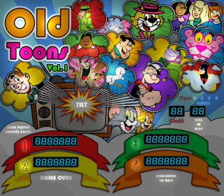 Old Toons: Vol. 1 - Arcade - Marquee (null) - 857x750