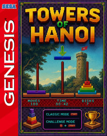 Towers of Hanoi - Fanart - Box - Front (null) - 798x1016