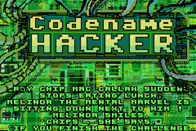 Codename Hacker - Screenshot - Game Title (World) - 240x160