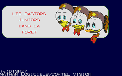 Les Castors Juniors dans la Forêt - Screenshot - Game Title (null) - 320x200