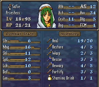 Fire Emblem: Thracia 776: Lil' Manster - Screenshot - Gameplay (World) - 512x448