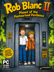 Rob Blanc II: Planet of the Pasteurised Pestilence - Fanart - Box - Front (null) - 1086x1448