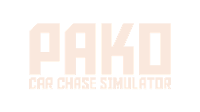 PAKO: Car Chase Simulator - Clear Logo (null) - 640x360