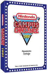 Nintendo Campus Challenge 1991 - Box - 3D (United States) - 409x632