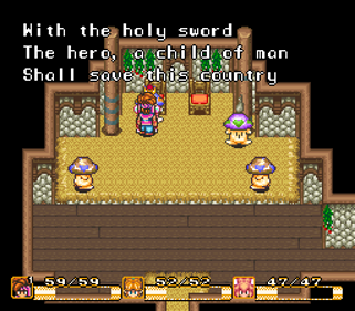 Secret of Mana: Reborn - Screenshot - Gameplay (World) - 256x224