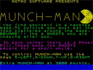 Munch-Man - Screenshot - Game Title (null) - 255x191