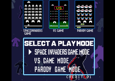Space Invaders DX - Screenshot - Game Select (null) - 320x224