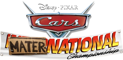 Disney•Pixar Cars Mater-National Championship - Clear Logo (World) - 1010x494
