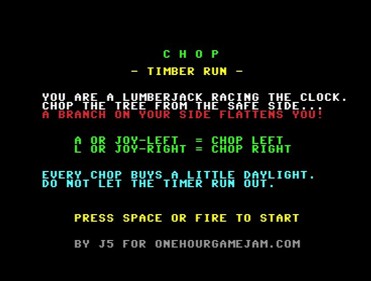 Timber Run - Screenshot - Game Title (null) - 689x521