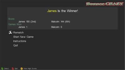 BounceCrazy - Screenshot - Game Over (World) - 600x337