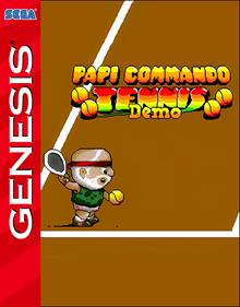 Papi Commando Tennis - Fanart - Box - Front (null) - 798x1016