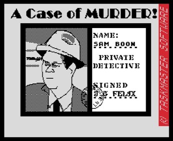 A Case of Murder - Screenshot - Game Title (null) - 346x281