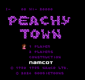 Peachy Town - Screenshot - Game Title (World) - 256x240