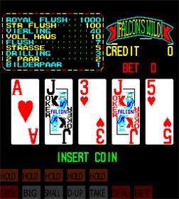 Falcons Wild: Wild Card 1991 - Screenshot - Game Title (null) - 256x285