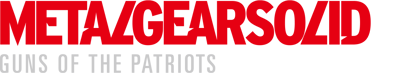 Metal Gear Solid 4: Guns of the Patriots - Master Collection Version - Clear Logo (World) - 1237x227