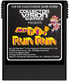 Mr. Do! Run Run - Cart - Front (World) - 1130x1330