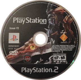 Official U.S. PlayStation Magazine Demo Disc 72 - Disc (North America) - 500x489