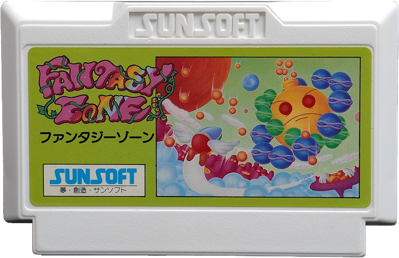 Fantasy Zone (Sunsoft) - Cart - Front (Japan) - 800x517