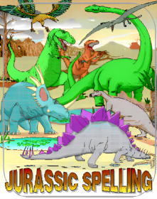 Jurassic Spelling - Fanart - Box - Front (null) - 628x796