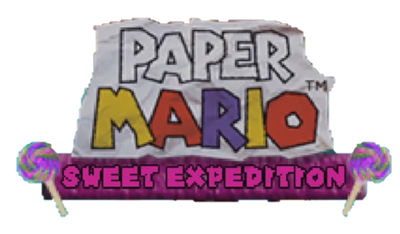 Paper Mario's Sweet Expedition - Clear Logo (null) - 664x390