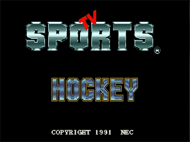 TV Sports Hockey - Screenshot - Game Title (North America) - 640x480