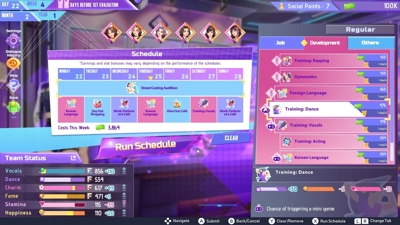 K-pop Idol Stories: Road to Debut - Screenshot - Gameplay (North America) - 1280x720