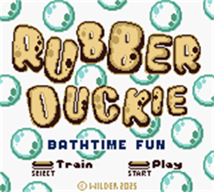 Rubber Duckie: Bathtime Fun - Screenshot - Game Title (World) - 160x144