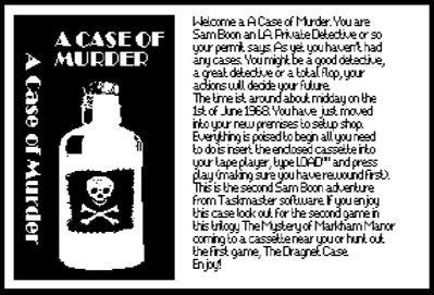 A Case of Murder - Screenshot - Game Title (null) - 399x271