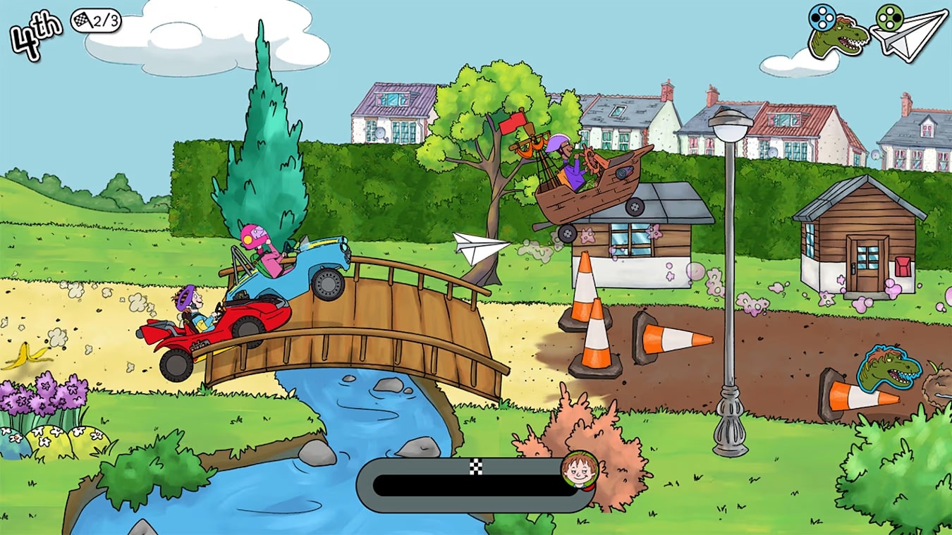 Illustration of Horrid Henry's Krazy Karts