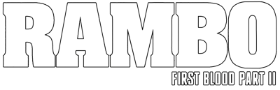 Rambo First Blood: Part II - Clear Logo (null) - 1786x576