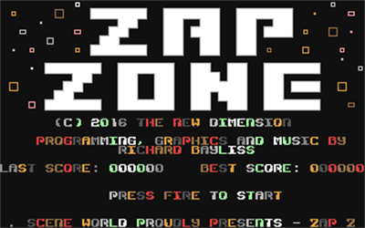 Zap Zone - Screenshot - Game Title (null) - 320x200