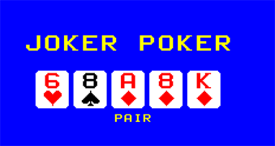 Southern Systems Joker Poker - Screenshot - Game Title (null) - 464x248