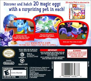 Petz Fantasy: Moonlight Magic - Box - Back (North America) - 768x680