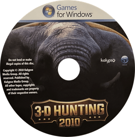 3-D Hunting 2010 - Disc (Europe) - 842x854