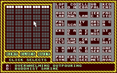 Blockwords - Screenshot - Gameplay (North America) - 320x200
