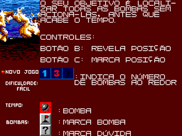 Mina Terrestre - Screenshot - Game Title (Brazil) - 256x192