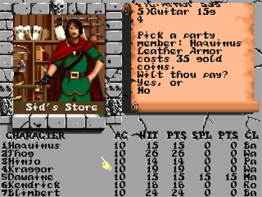 The Bard's Lore: The Warrior & The Dragon - Screenshot - Gameplay (null) - 640x480