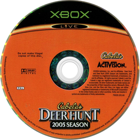 Cabela's Deer Hunt: 2005 Season - Disc (Europe) - 800x800