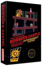 Bowser's Castle HD - Box - 3D (null) - 903x1401