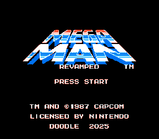 Mega Man Revamped - Screenshot - Game Title (World) - 256x224