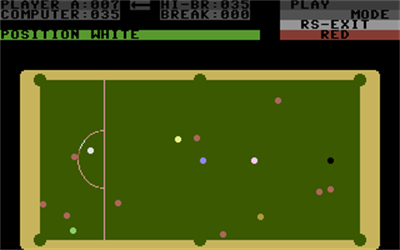 Snooker & Pool - Screenshot - Gameplay (null) - 320x200