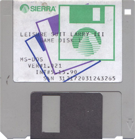 Leisure Suit Larry III: Passionate Patti in Pursuit of the Pulsating Pectorals - Disc (United States) - 779x802