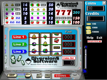 Diversions Slots - Screenshot - Gameplay (null) - 640x480