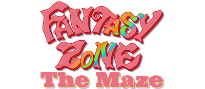 Fantasy Zone: The Maze - Clear Logo (World) - 1600x700